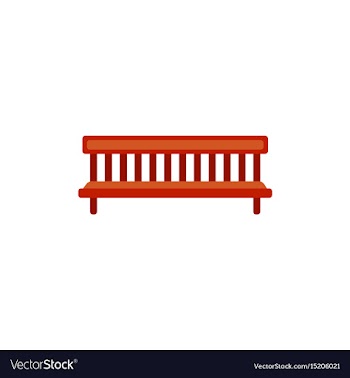 Bench vector image