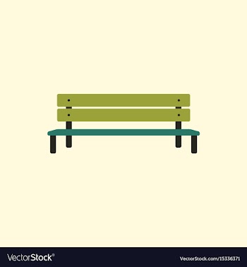 Bench vector image