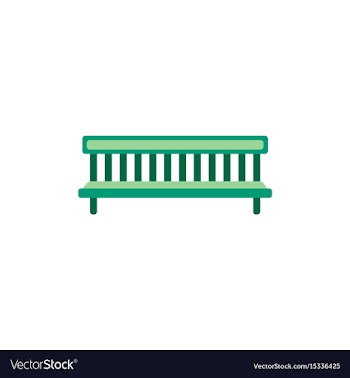 Bench vector image