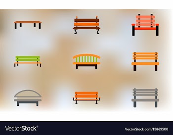 Bench vector image