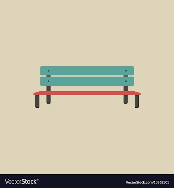 Bench vector image