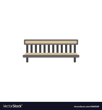Bench vector image