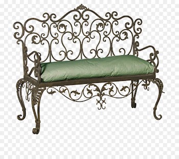 Bench Wrought iron Garden furniture Chair - chair 