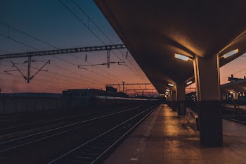 Benches on Train Station