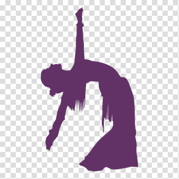Bending belly dancer silhouette - Transparent PNG & SVG vector
