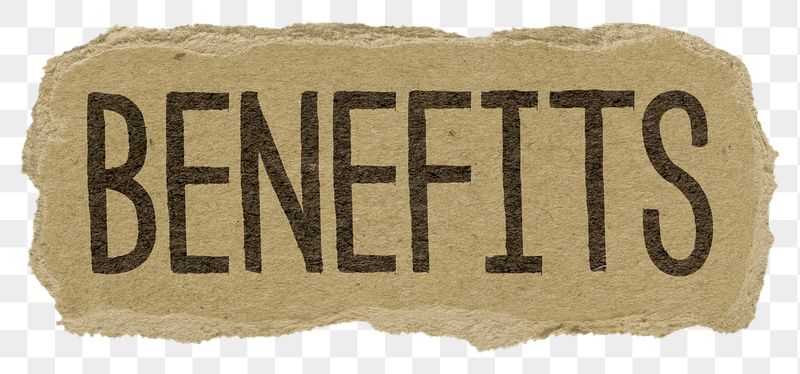 Benefits png word sticker typography, | Free PNG - rawpixel