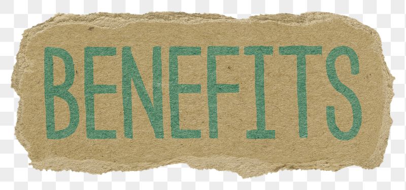 Benefits png word sticker typography, | Free PNG - rawpixel