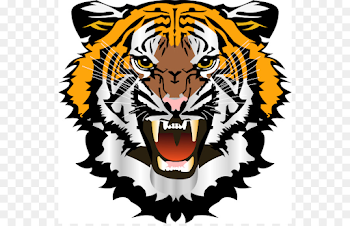 Bengal tiger Cat South China tiger Roar Clip art - Tiger Head ...