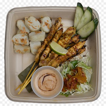 Bento Vegetarian cuisine Satay Food Lunch - bali mockup 