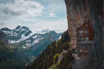 Berggasthaus Aescher-Wirdkirchli = the greatest mountain pub of them all