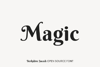 Berkshire Swash open source font | Free Font Add-on - rawpixel