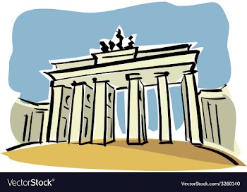 Berlin Brandenburg Gate vector image
