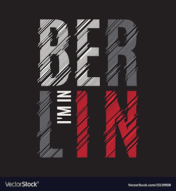  					Berlin tee print t-shirt design graphics stamp vector image														