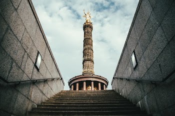 Berlin Victory Column Up Stair