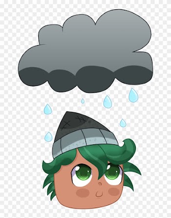 Berrypunchrules, Bust, Chibi, Cloud, Equestria Girls, - Cartoon