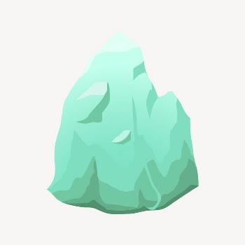 Beryl rock clipart, Glitch game | Free PSD - rawpixel