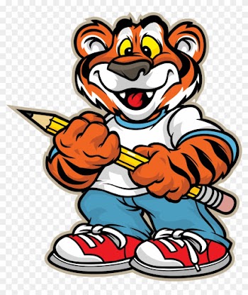 Bessemer City Middle School Tiger Clipart - Tiger At School Clip Art