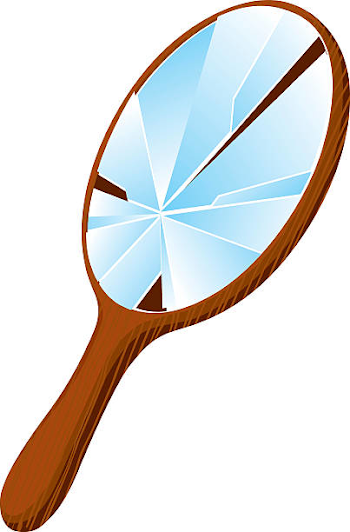 Best Broken Mirror Illustrations, Royalty-Free Vector Graphics ...