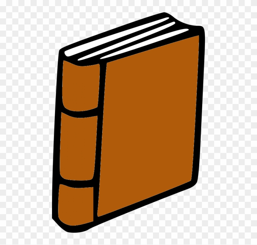 Best Closed Book Clipart - Brown Book Clip Art