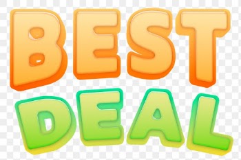 Best Deal PNG sticker, in colorful 3d comic… | Free stock illustration | High Resolution graphic