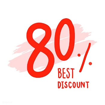 Best discount typography vector in red | Free stock vector - 472553