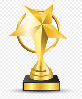 Best Drama The Hollywood Book Of Scandals - Gold Star Award Png