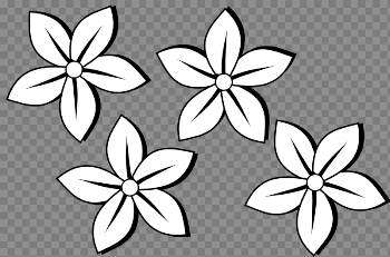 Best Flower Clipart Black And White #13536 - Clipartion.com