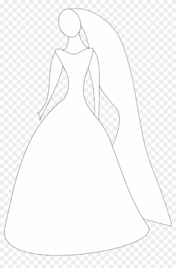 Best Ideas Of Wedding Dress Silhouettes For Your Wedding - Bride Silhouette Clip Art