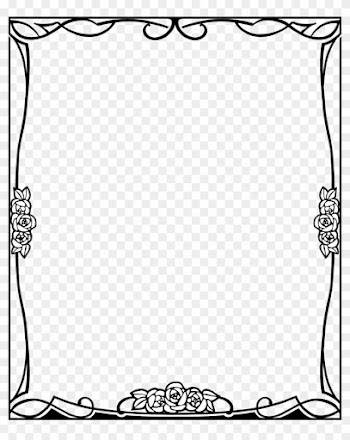 Best Music Notes Border Clipart With Bordre - Border Clip Art Black And White