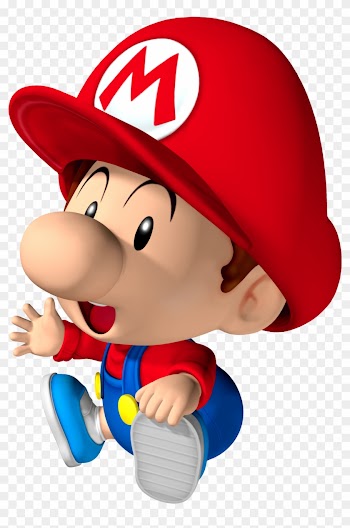 Best Of Clip Art Mario Medium Size - Baby Mario