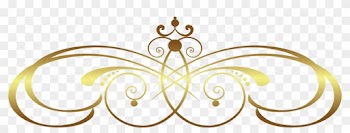 Best Of Gold Swirl Clip Art - Gold Elegant Borders Png