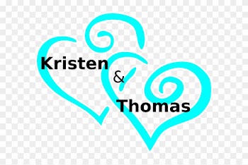 Best Of Two Hearts Clipart Wedding - Blue Wedding Heart Clipart