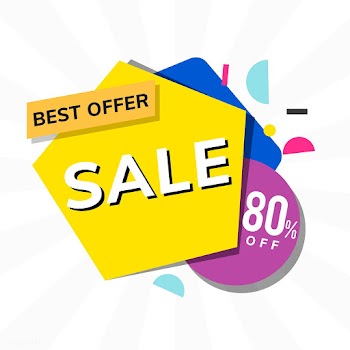 Best offer sale 80% off promotion advertiseme.. | Free stock vector - 538301