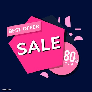 Best offer sale 80% off shop promotion advert.. | Free stock vector - 538266