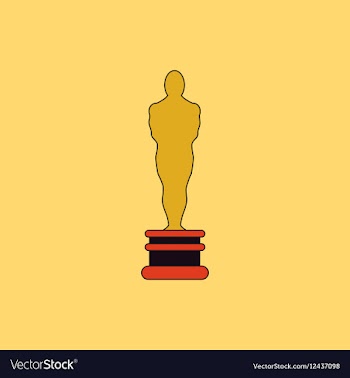 Best person award Icon Flat Style vector image