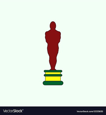 Best person award icon flat style vector image