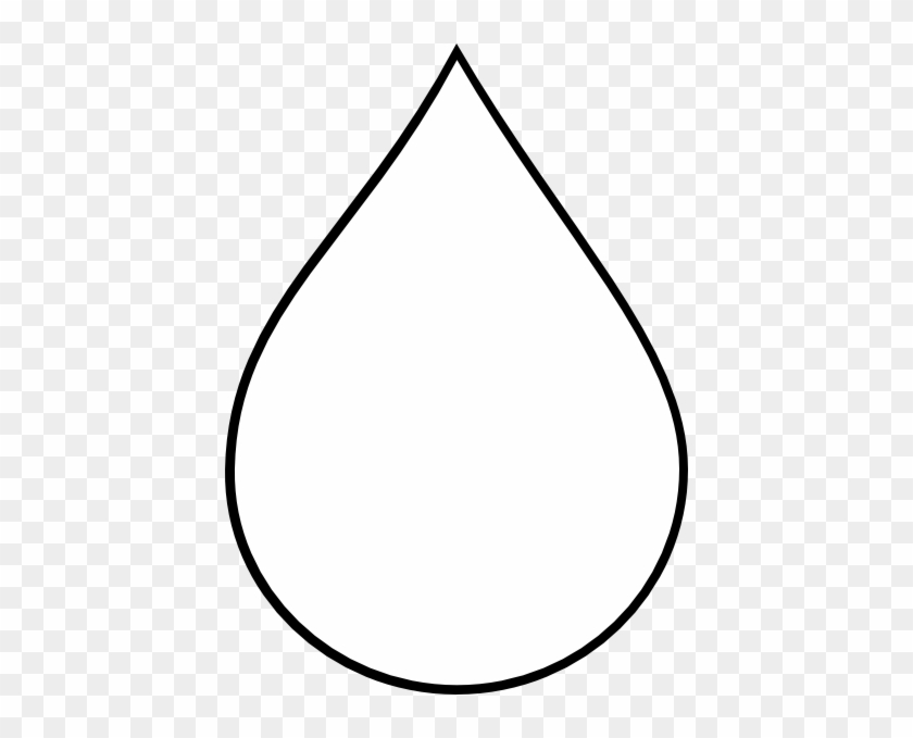 Best Photos Of Raindrop Outline Clip Art - White Water Drop Png