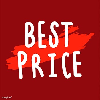 Best price typography vector in white | Free stock vector - 472496