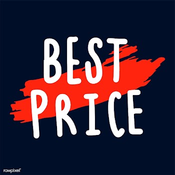 Best price typography vector in white | Free stock vector - 472514