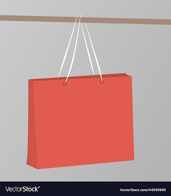best shopping tour design template with paper bags