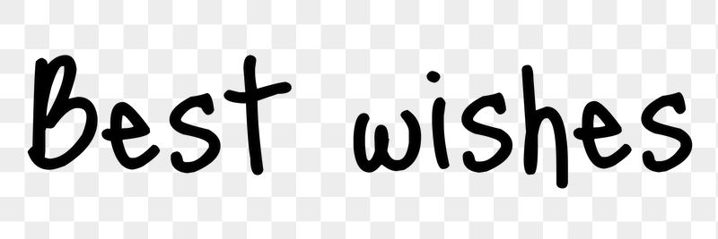Best wishes word png, simple | Free PNG - rawpixel