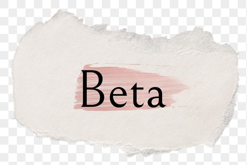 Beta png ripped paper word | Free PNG - rawpixel