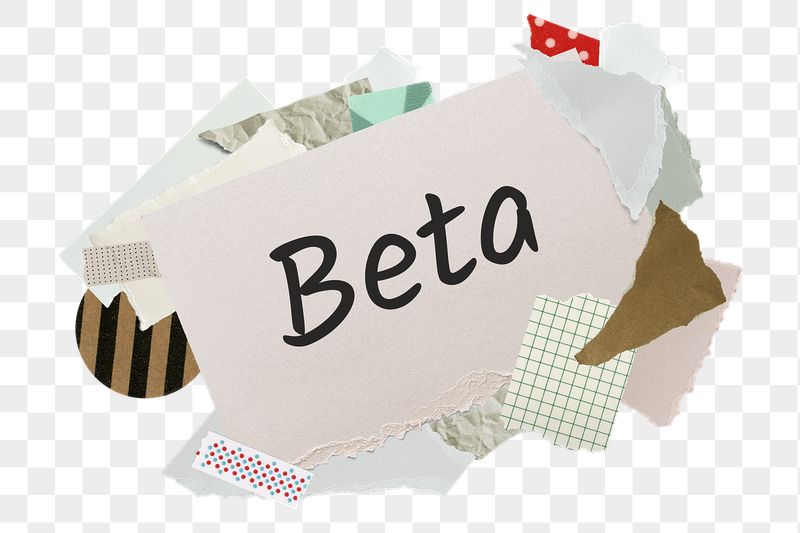 Beta png word sticker, aesthetic | Free PNG - rawpixel