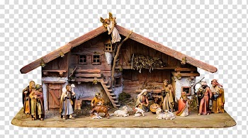 Bethlehem Bible Nativity scene Christmas Nativity of Jesus, Christmas house decorations transparent background PNG clipart