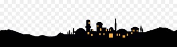 Bethlehem Silhouette Skyline Clip art - christmas nativity 