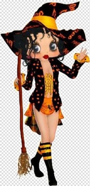 Betty Boop Animation Cartoon Halloween, Animation transparent background PNG clipart