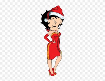 Betty Boop, Cartoon Art, Merry Christmas, Clip Art, - Betty Boop