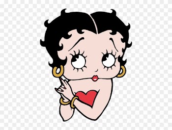 Betty Boop Clip Art Vector - Old Cartoon Characters Girls