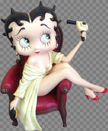 Betty Boop on chair image
