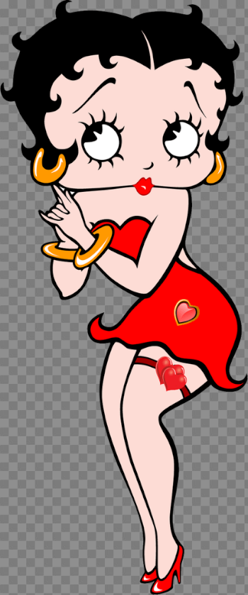 Betty Boop transparent background